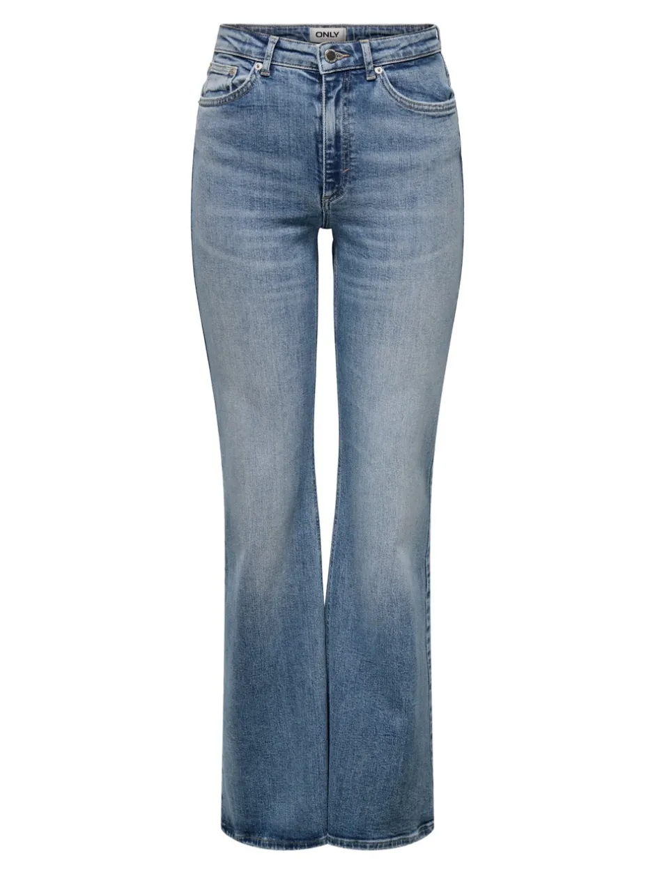 Best ONLJUICY Høj talje Flared fit Jeans Dame Jeans|Jeans