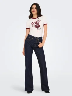 Clearance ONLJUICY Høj talje Flared fit Jeans Dame Jeans|Jeans