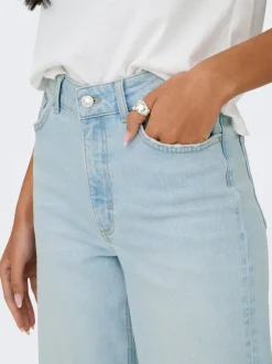 Hot ONLJUICY Høj talje Wide leg fit Jeans Dame Jeans|Jeans