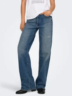 New ONLJUICY Høj talje Wide leg fit Jeans Dame Jeans|Jeans