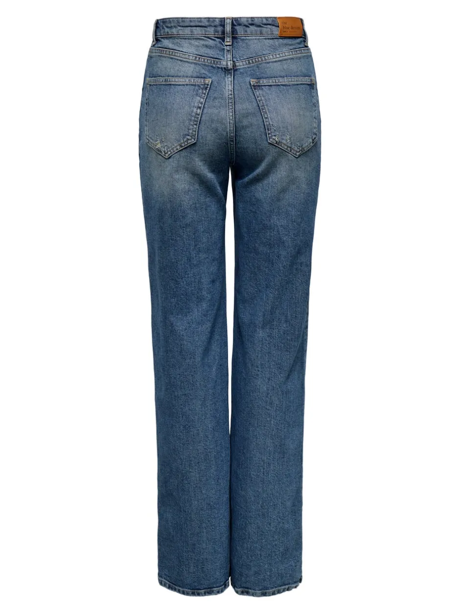 New ONLJUICY Høj talje Wide leg fit Jeans Dame Jeans|Jeans
