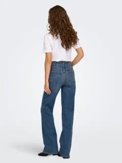 New ONLJUICY Høj talje Wide leg fit Jeans Dame Jeans|Jeans