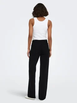 Sale ONLJUICY Høj talje Wide leg fit Jeans Dame Jeans|Jeans