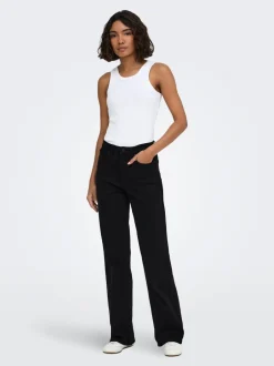 Sale ONLJUICY Høj talje Wide leg fit Jeans Dame Jeans|Jeans
