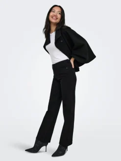 Sale ONLJUICY Høj talje Wide leg fit Jeans Dame Jeans|Jeans