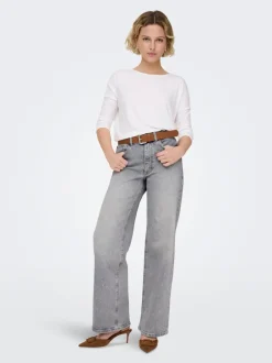 Clearance ONLJUICY Høj talje Wide leg fit Jeans Dame Jeans|Jeans
