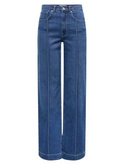 Best ONLJUICY Høj talje Wide leg fit Jeans Dame Jeans|Jeans