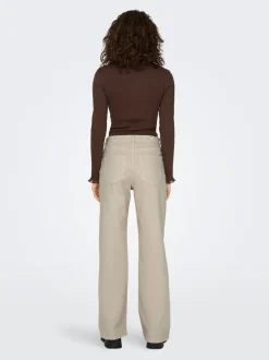 Best ONLJUICY Høj talje Wide leg fit Jeans Dame Jeans|Jeans