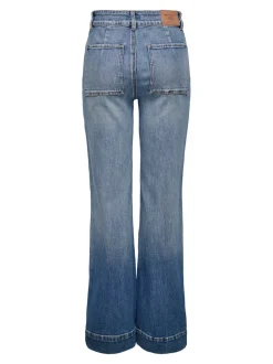 Discount ONLJUICY Høj talje Wide leg fit Jeans Dame Jeans|Jeans