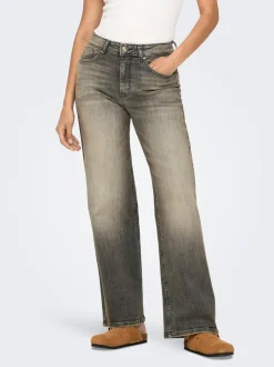 Discount ONLJUICY Høj talje Wide leg fit Jeans Dame Jeans|Jeans