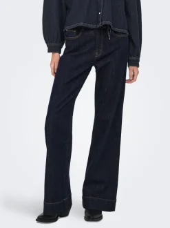 Outlet ONLJUICY Høj talje Wide leg fit Jeans Dame Jeans|Jeans