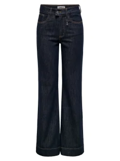 Outlet ONLJUICY Høj talje Wide leg fit Jeans Dame Jeans|Jeans