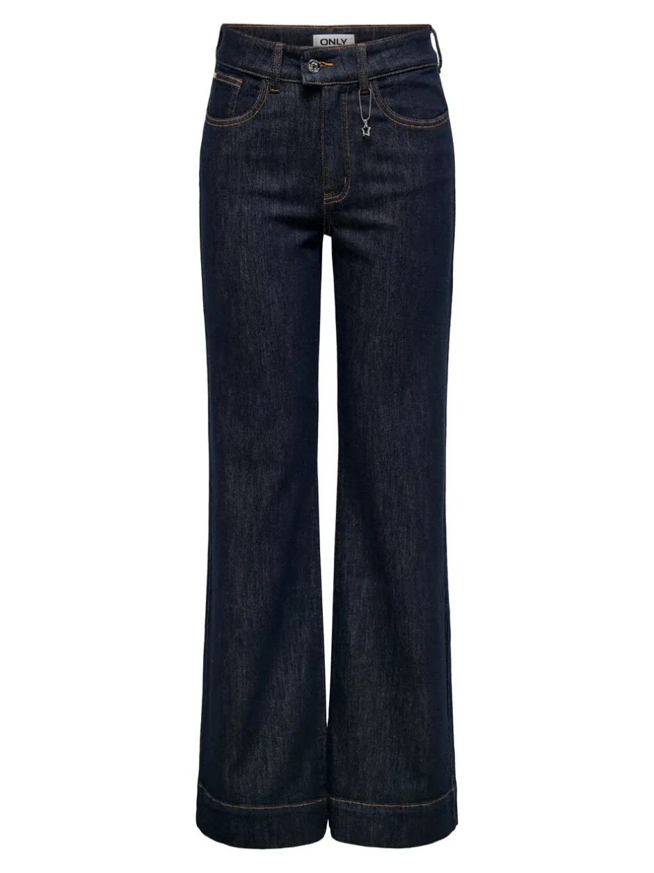 Outlet ONLJUICY Høj talje Wide leg fit Jeans Dame Jeans|Jeans