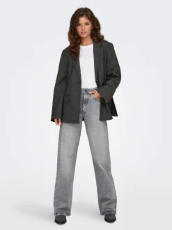 Hot ONLJUICY Høj talje Wide leg fit Jeans Dame Jeans|Jeans