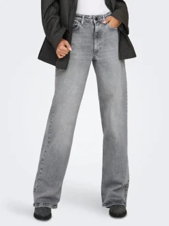 Hot ONLJUICY Høj talje Wide leg fit Jeans Dame Jeans|Jeans