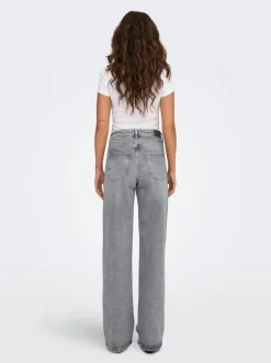 Hot ONLJUICY Høj talje Wide leg fit Jeans Dame Jeans|Jeans