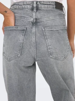 Hot ONLJUICY Høj talje Wide leg fit Jeans Dame Jeans|Jeans