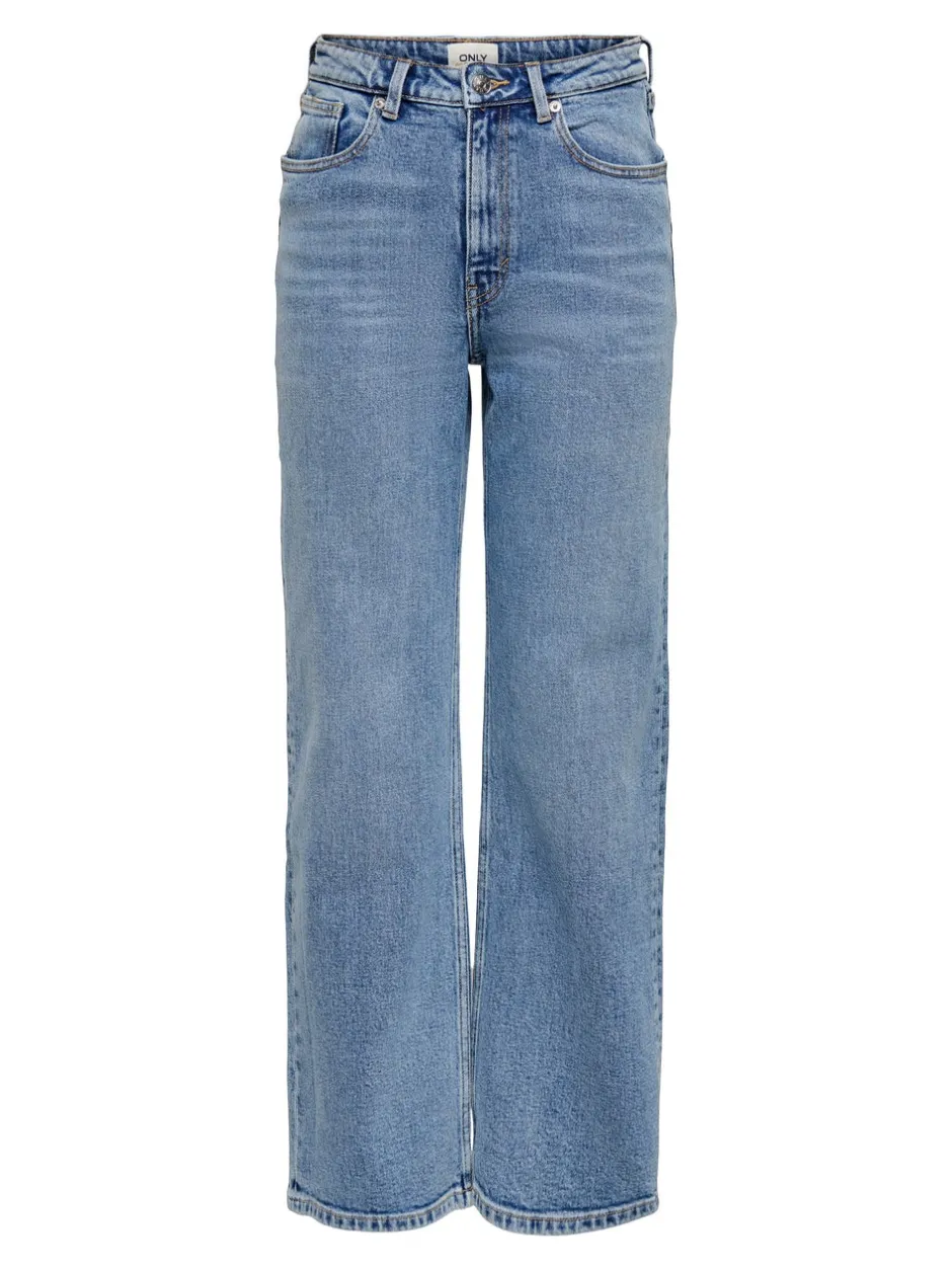 Outlet ONLJUICY Høj talje Wide leg fit Jeans Dame Jeans|Jeans