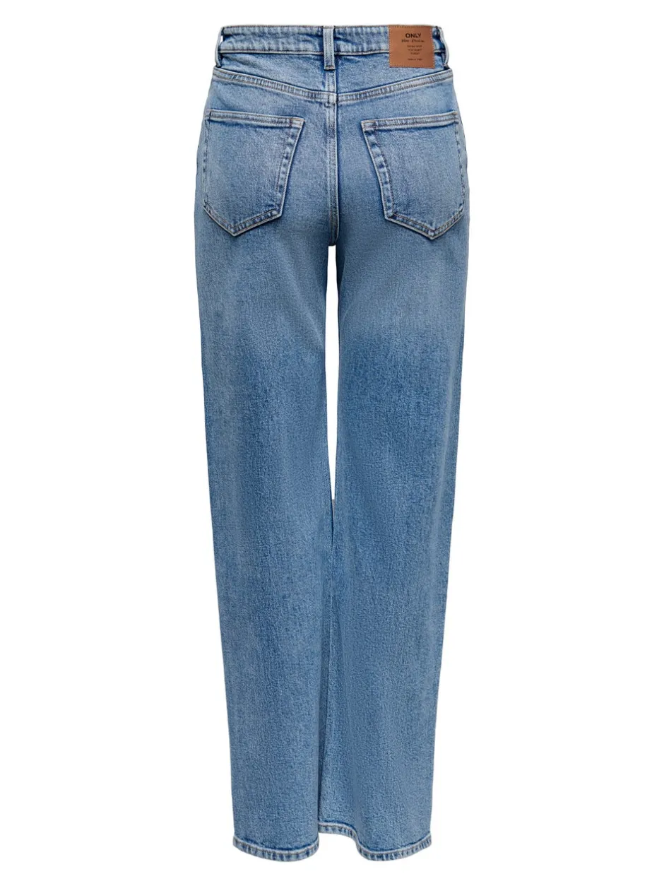 Outlet ONLJUICY Høj talje Wide leg fit Jeans Dame Jeans|Jeans