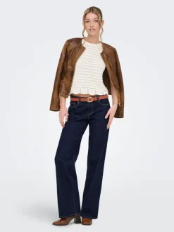ONLJUICY Høj talje Wide leg fit Jeans Dame Jeans|Jeans