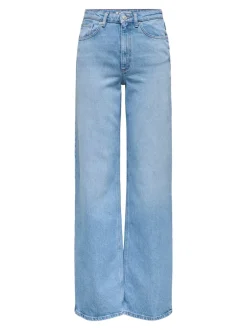 Clearance ONLJUICY Høj talje Wide leg fit Jeans Dame Jeans|Jeans
