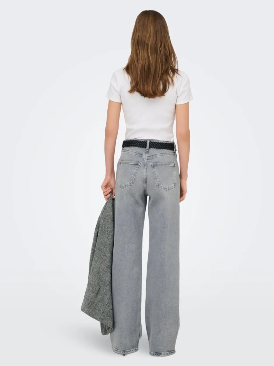 New ONLJUICY Høj talje Wide leg fit Jeans Dame Jeans|Jeans