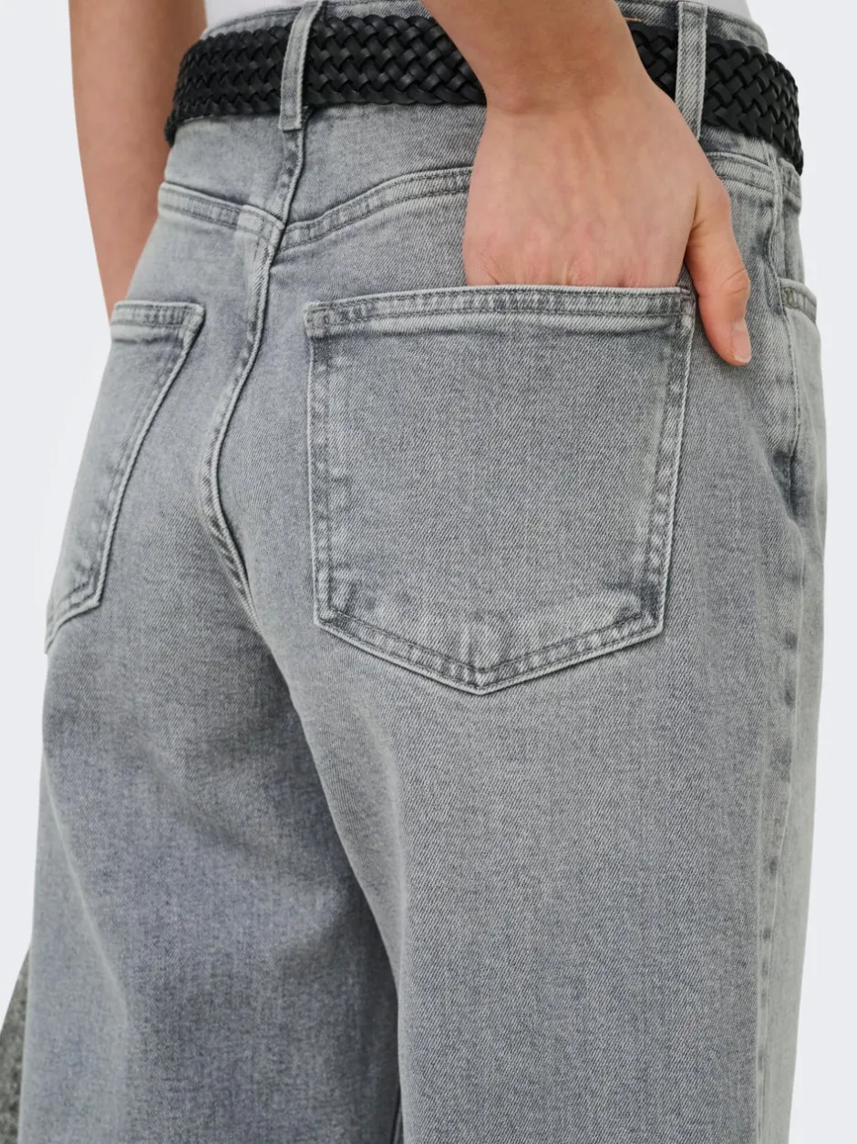 New ONLJUICY Høj talje Wide leg fit Jeans Dame Jeans|Jeans