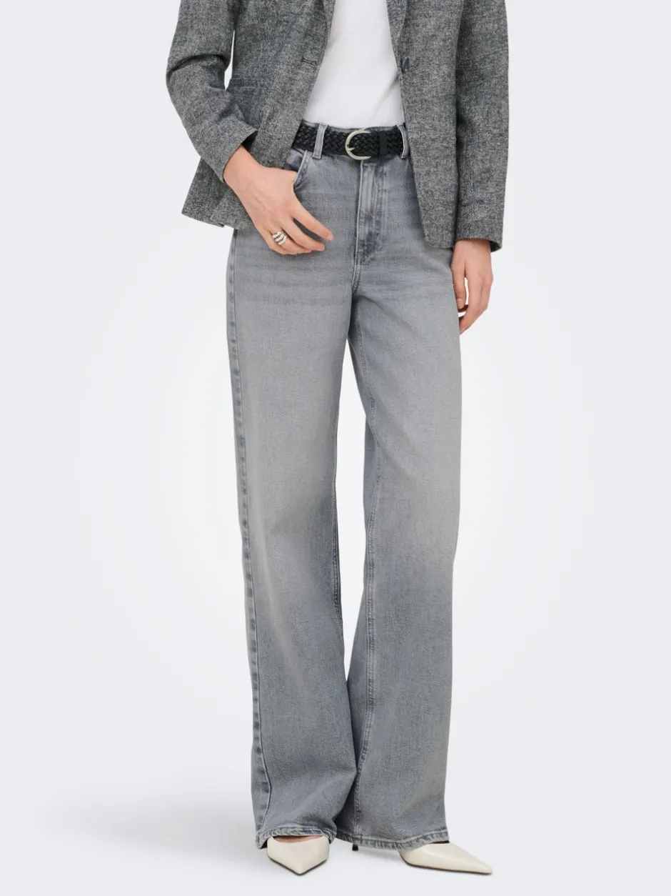 New ONLJUICY Høj talje Wide leg fit Jeans Dame Jeans|Jeans