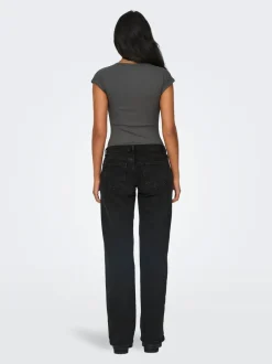 Clearance ONLJUICY Lav talje Wide leg fit Jeans Dame Jeans|Jeans