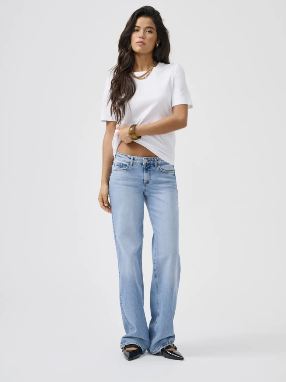 Hot ONLJUICY Lav talje Wide leg fit Jeans Dame Jeans|Jeans
