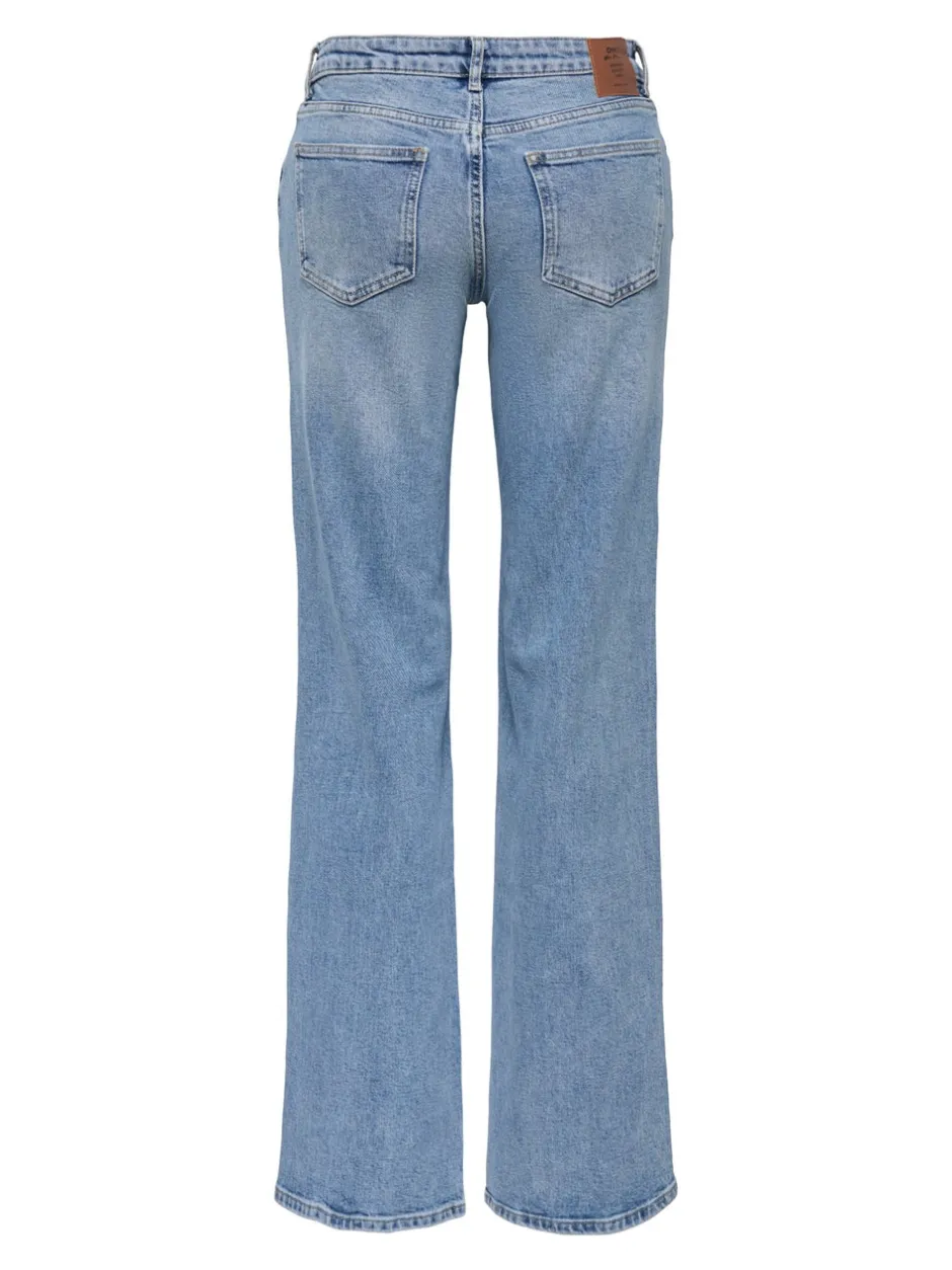 Hot ONLJUICY Lav talje Wide leg fit Jeans Dame Jeans|Jeans
