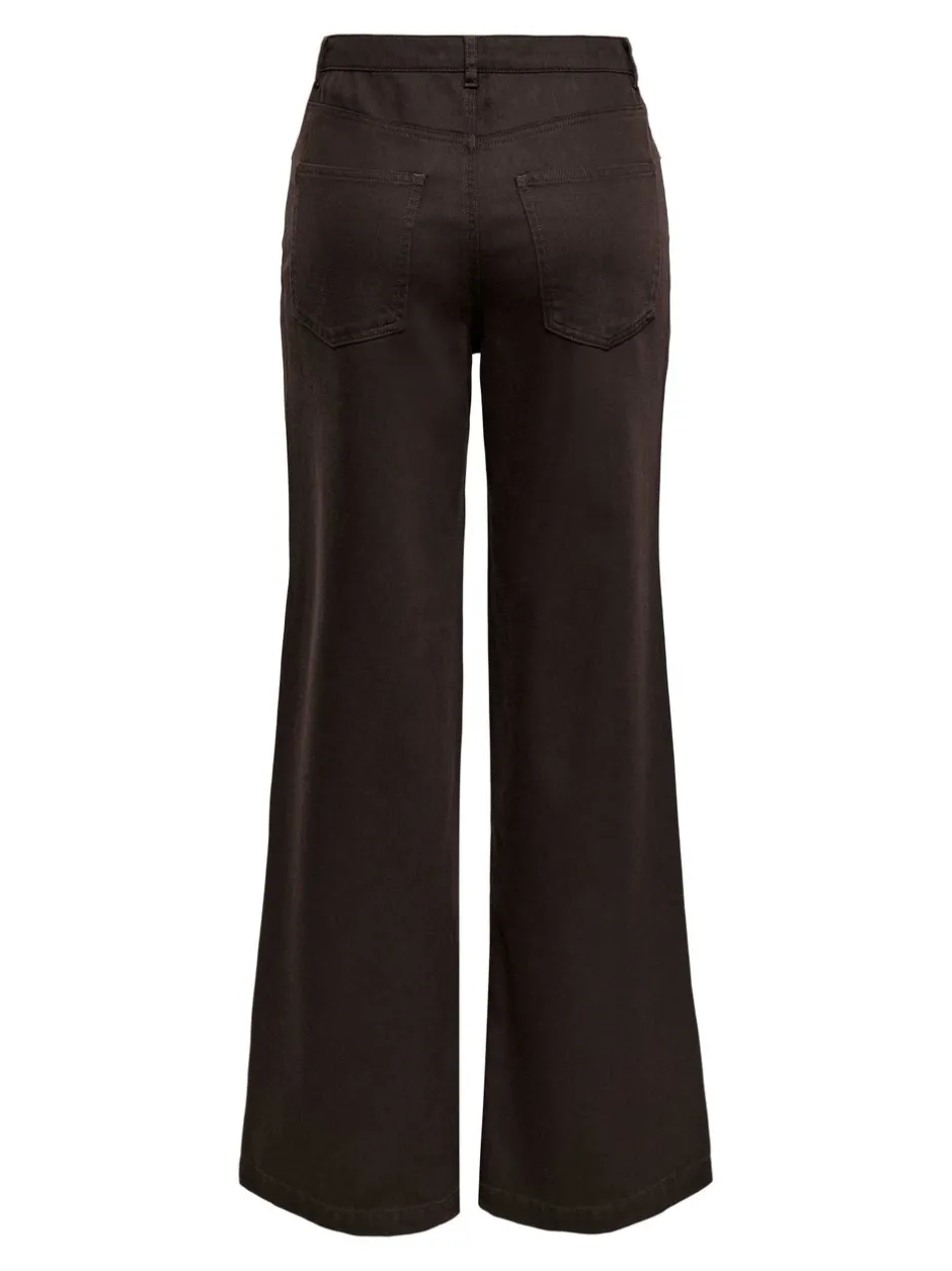 Hot ONLJUICY-SOFT Wide leg fit Bukser i wide fit Dame Bukser