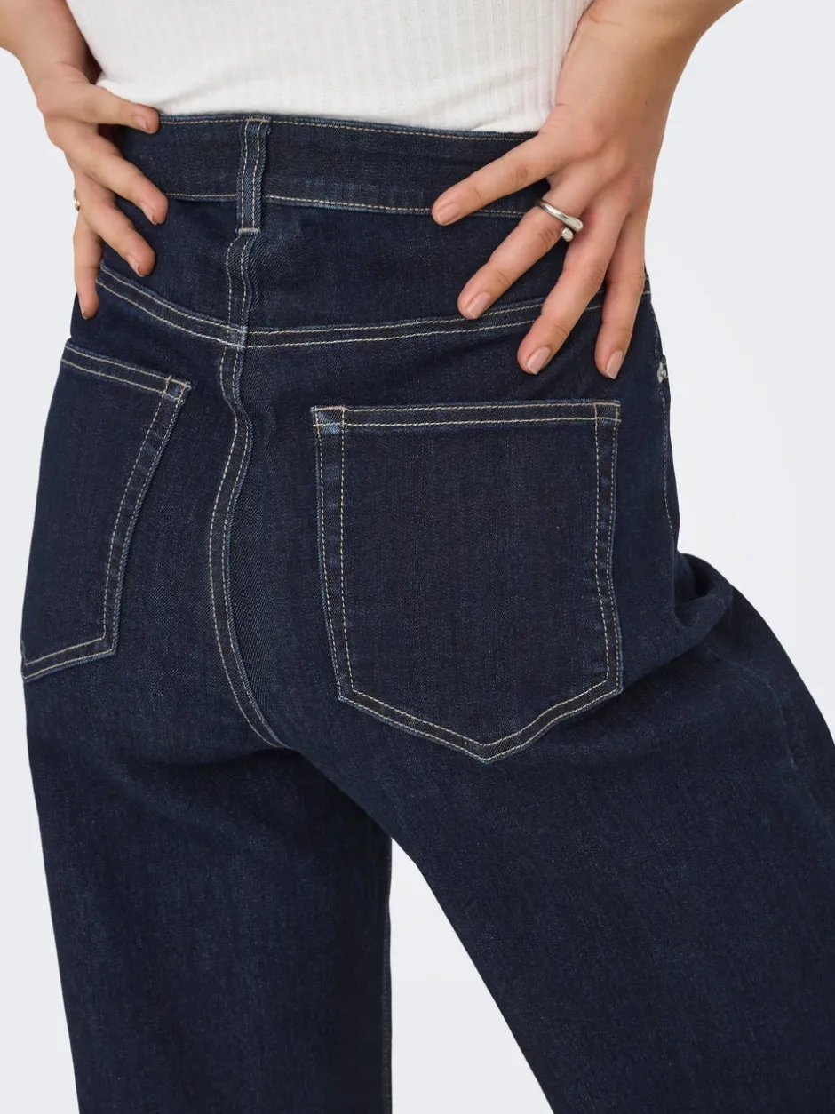 Outlet ONLJUICY-WAUW Høj talje Wide leg fit Jeans Dame Jeans|Jeans