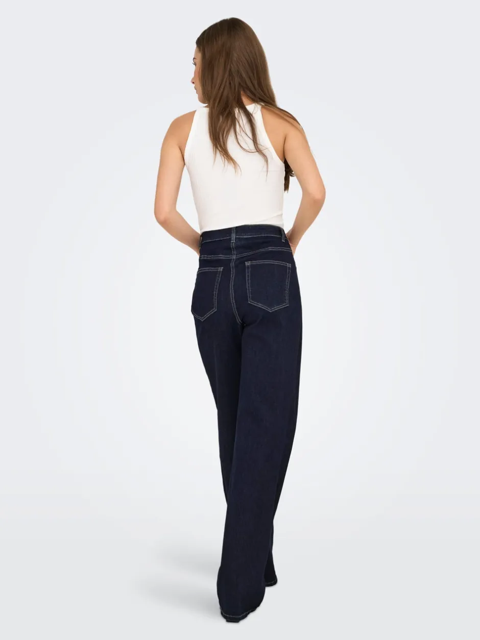 Outlet ONLJUICY-WAUW Høj talje Wide leg fit Jeans Dame Jeans|Jeans