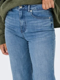 Sale ONLJUICY-WAUW Høj talje Wide leg fit Jeans Dame Jeans|Jeans
