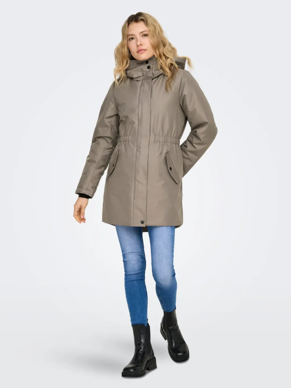 Best ONLJULIE Lang parka Dame Jakker Og Frakker