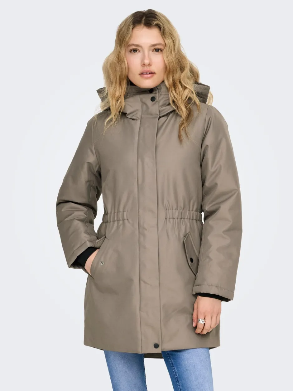 Best ONLJULIE Lang parka Dame Jakker Og Frakker