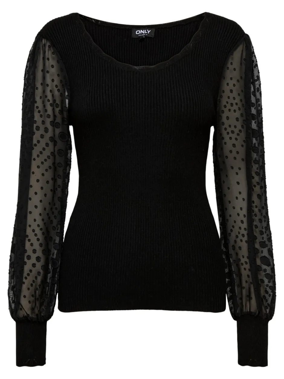 Hot ONLJULIE Striktrøje Dame Strik & Cardigans