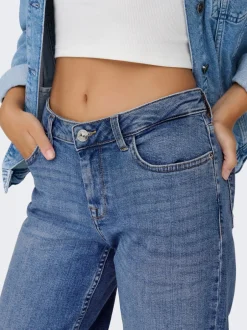 New ONLJULLES Lav talje Wide leg fit Jeans Dame Jeans|Jeans