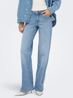 Discount ONLJULLES Lav talje Wide leg fit Jeans Dame Jeans|Jeans