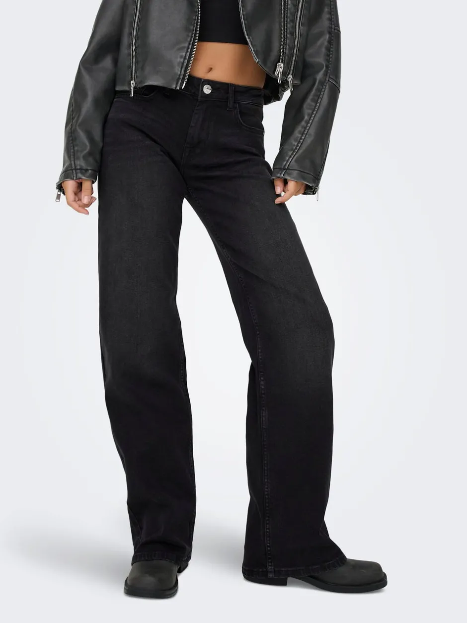 Best ONLJULLES Lav talje Wide leg fit Jeans Dame Jeans|Jeans
