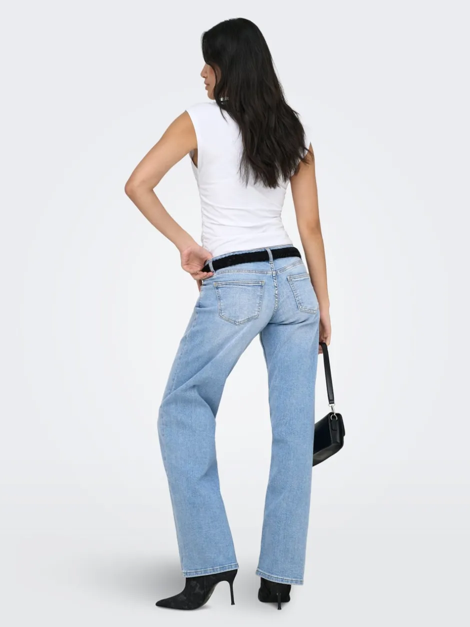 Hot ONLJULLES Superlav talje Wide leg fit Jeans Dame Jeans|Jeans