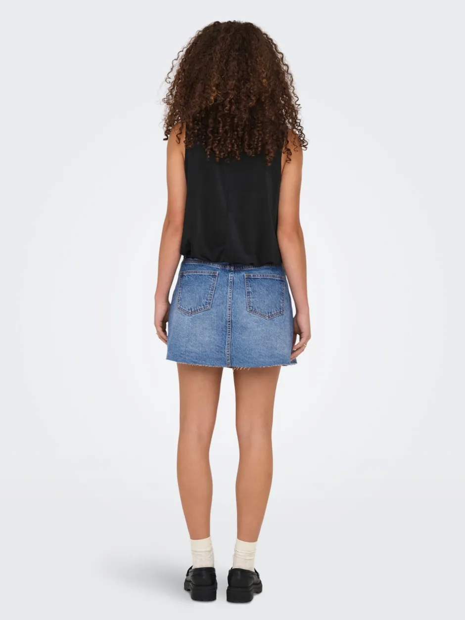 Sale ONLKADIE Nederdel Kort nederdel Dame Denimshorts|Nederdele