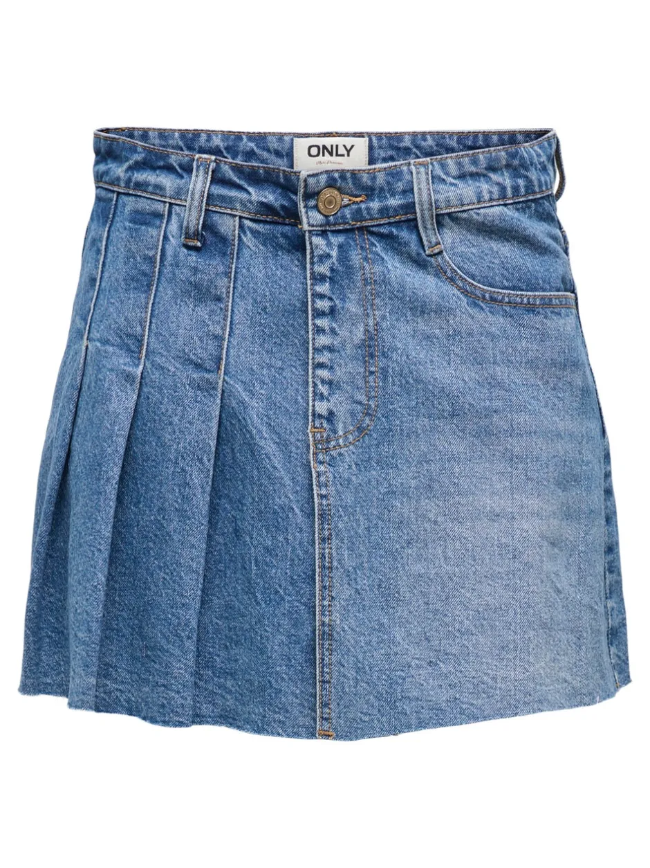 Sale ONLKADIE Nederdel Kort nederdel Dame Denimshorts|Nederdele