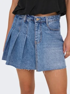 Sale ONLKADIE Nederdel Kort nederdel Dame Denimshorts|Nederdele