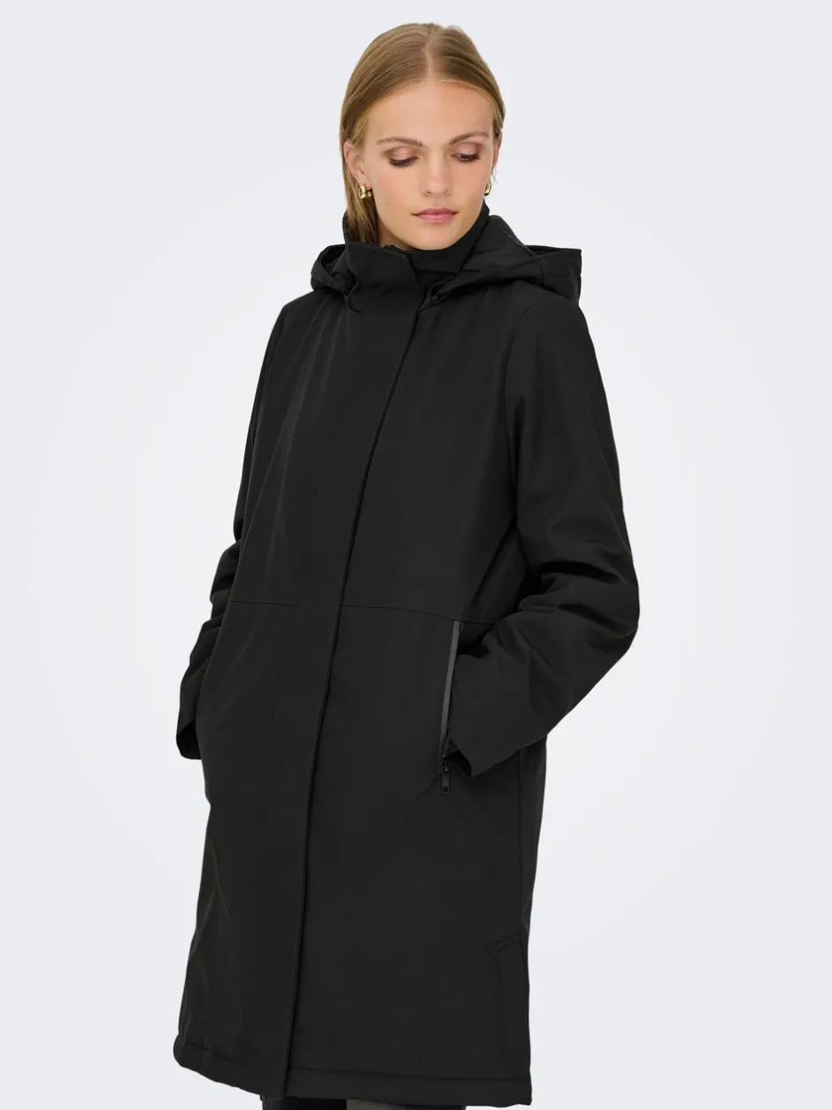 Best ONLKARA Lang parka Dame Jakker Og Frakker