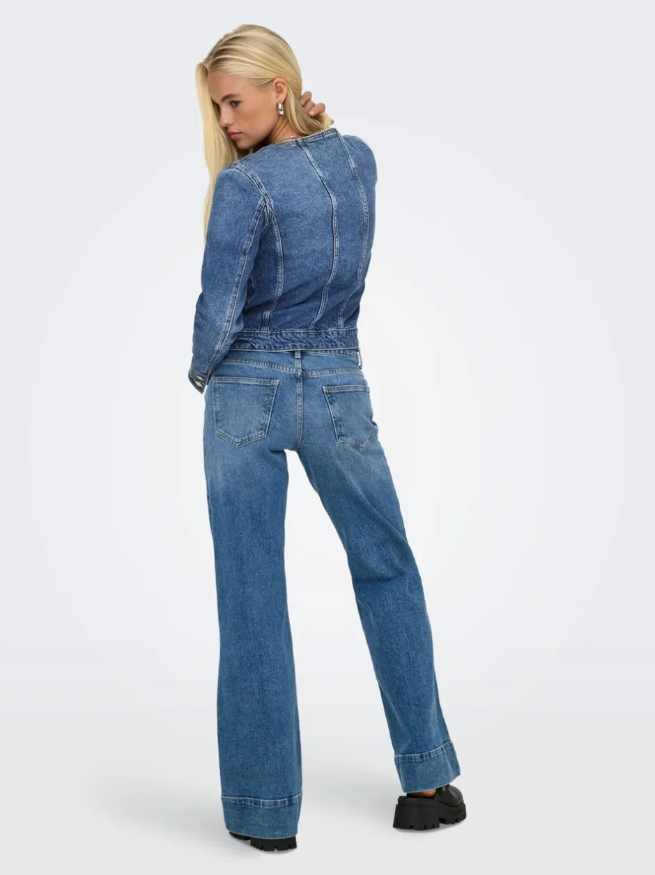 Online ONLKATHY Denimjakke Dame Jakker Og Frakker|Double Denim