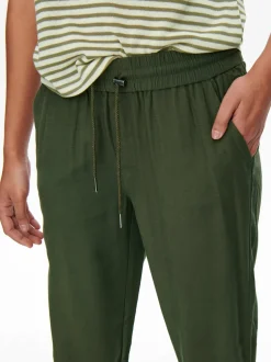 Best ONLKELDA-EMERY Regular fit Bukser i wide fit Dame Bukser