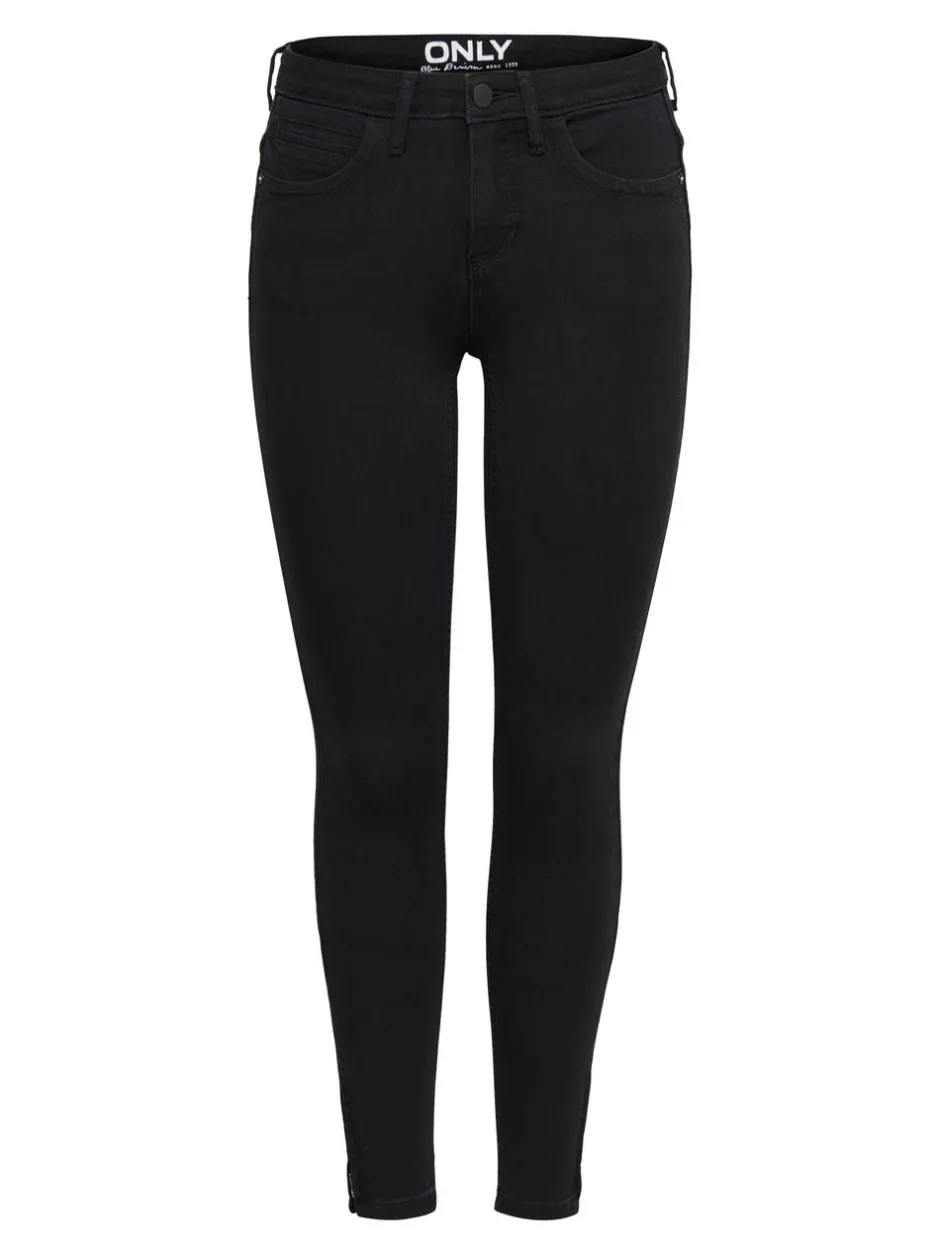 Outlet ONLKENDELL Mellemhøj talje Skinny fit Ankellængde Jeans Dame Jeans|Jeans