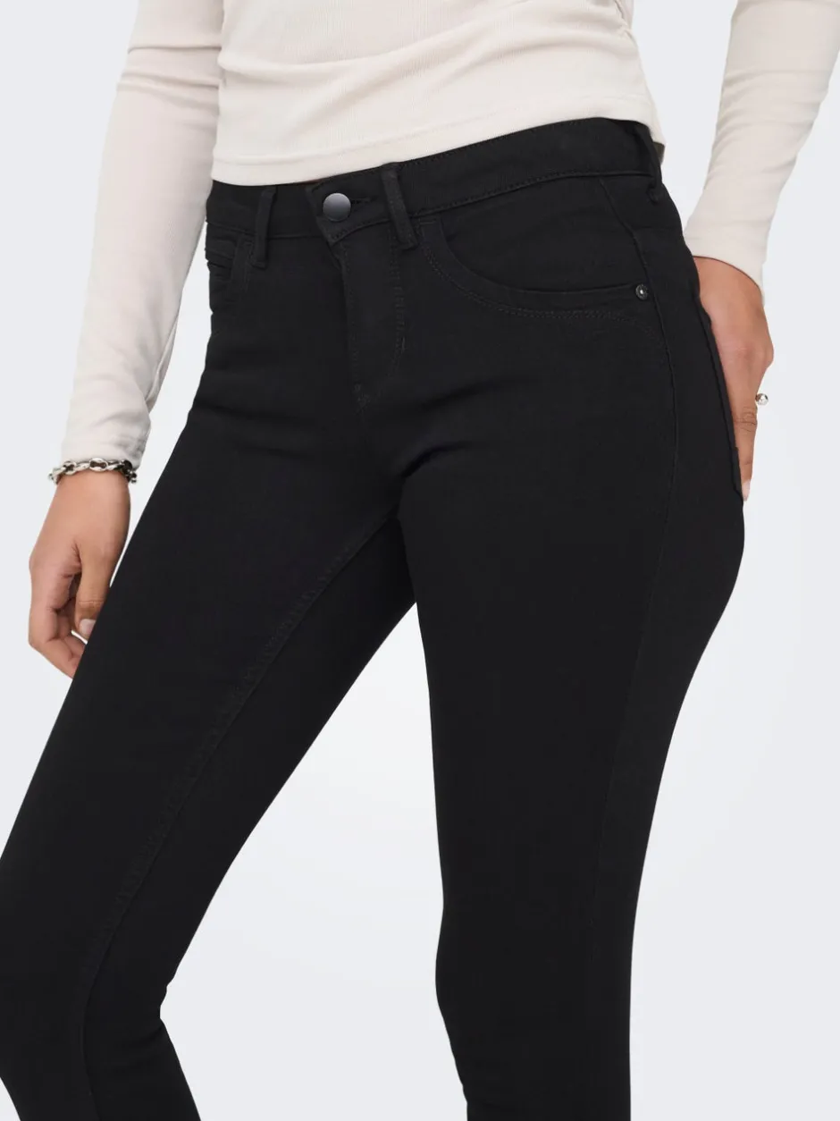 Outlet ONLKENDELL Mellemhøj talje Skinny fit Ankellængde Jeans Dame Jeans|Jeans